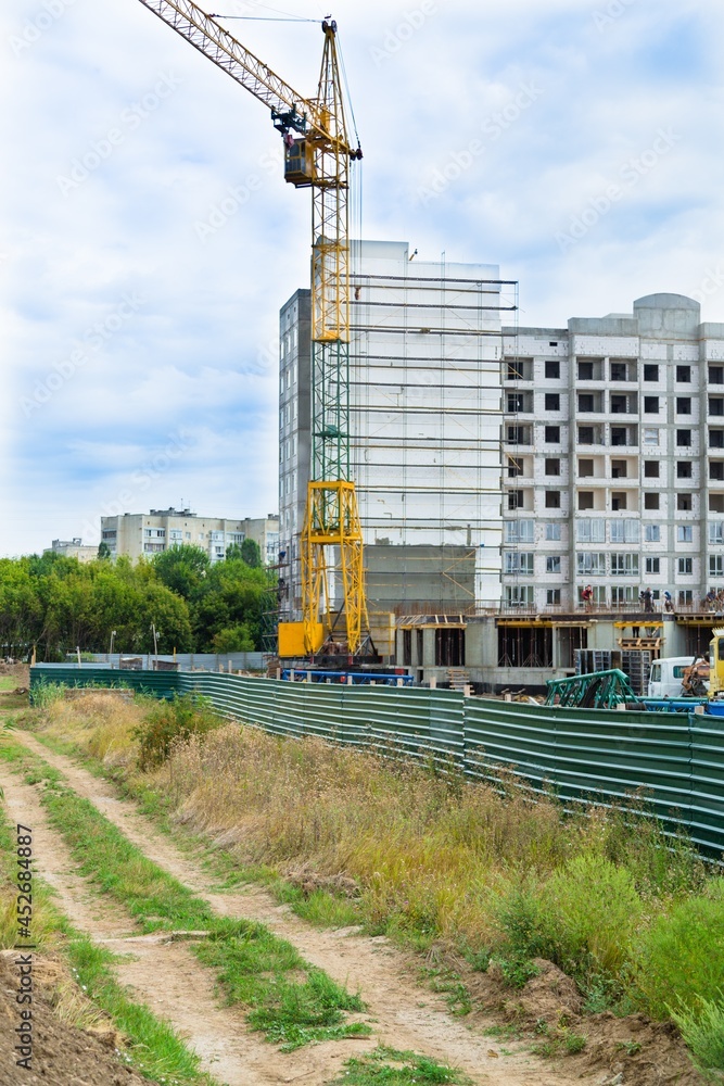 大型建筑工地。