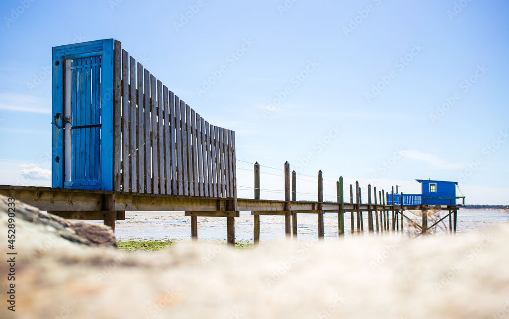 Blue hut of the fisherman