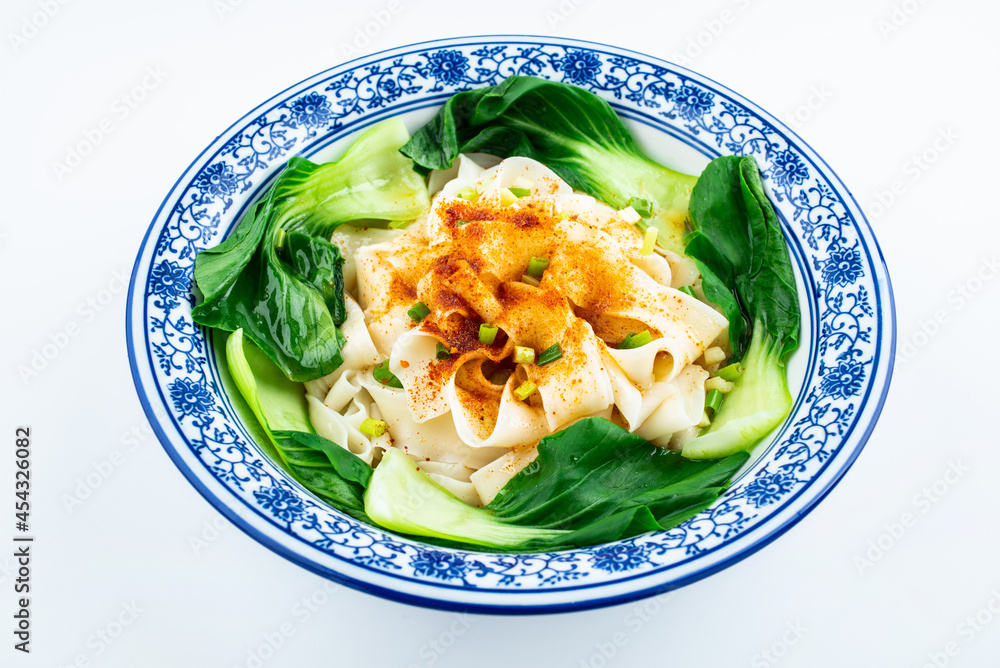 A bowl of Shaanxi oil splashed noodles