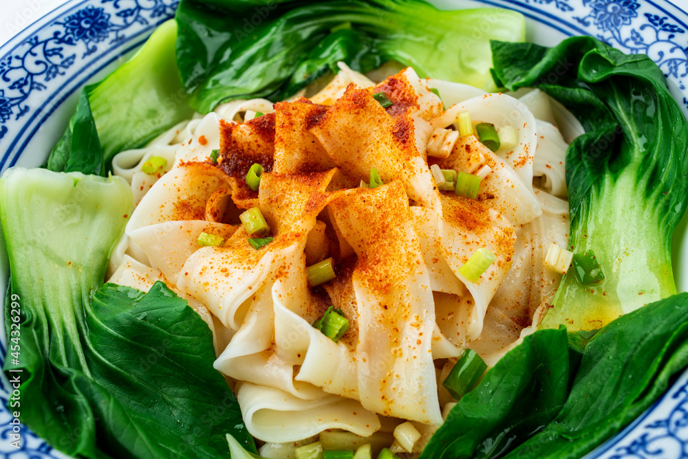 A bowl of Shaanxi oil splashed noodles