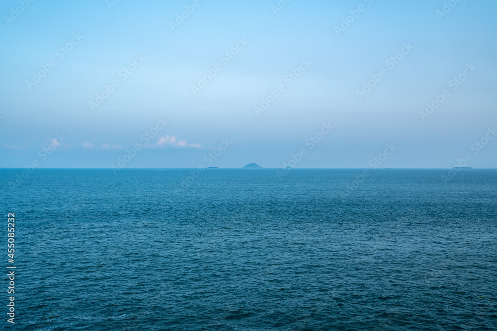 海平面背景实拍