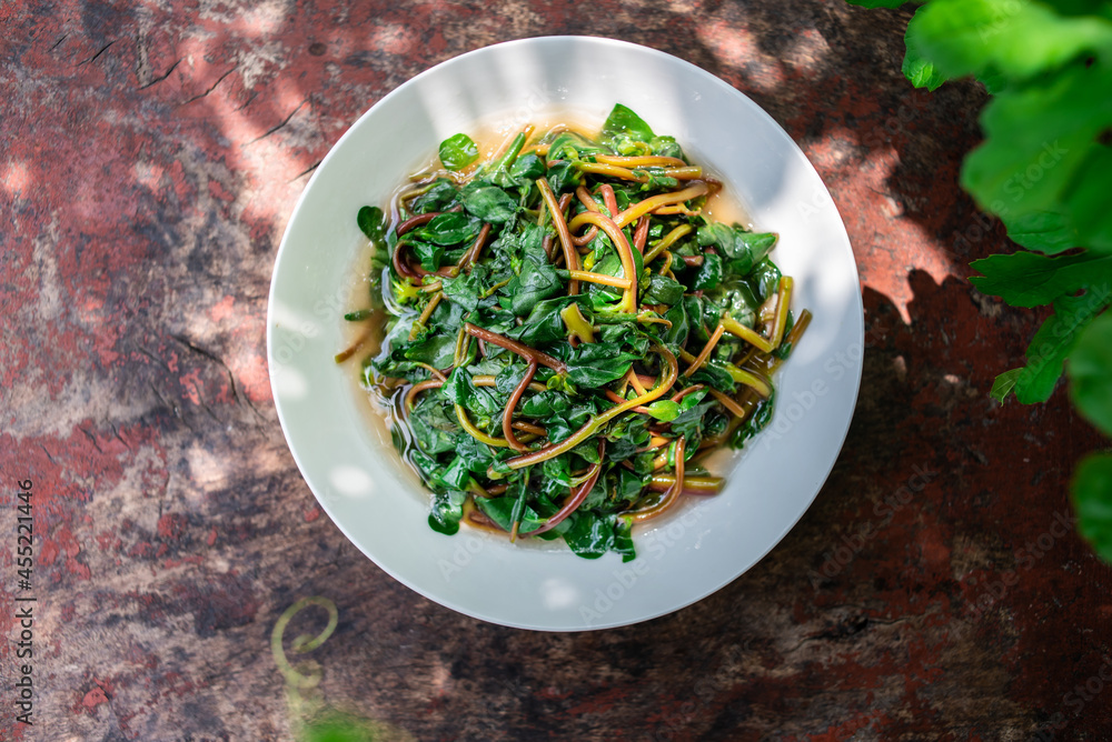 美味野菜食谱炸马齿苋