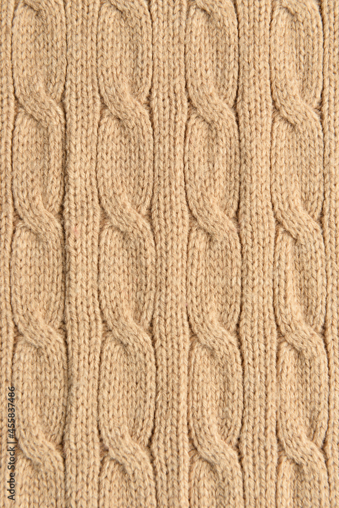 Texture of knitted fabric as background