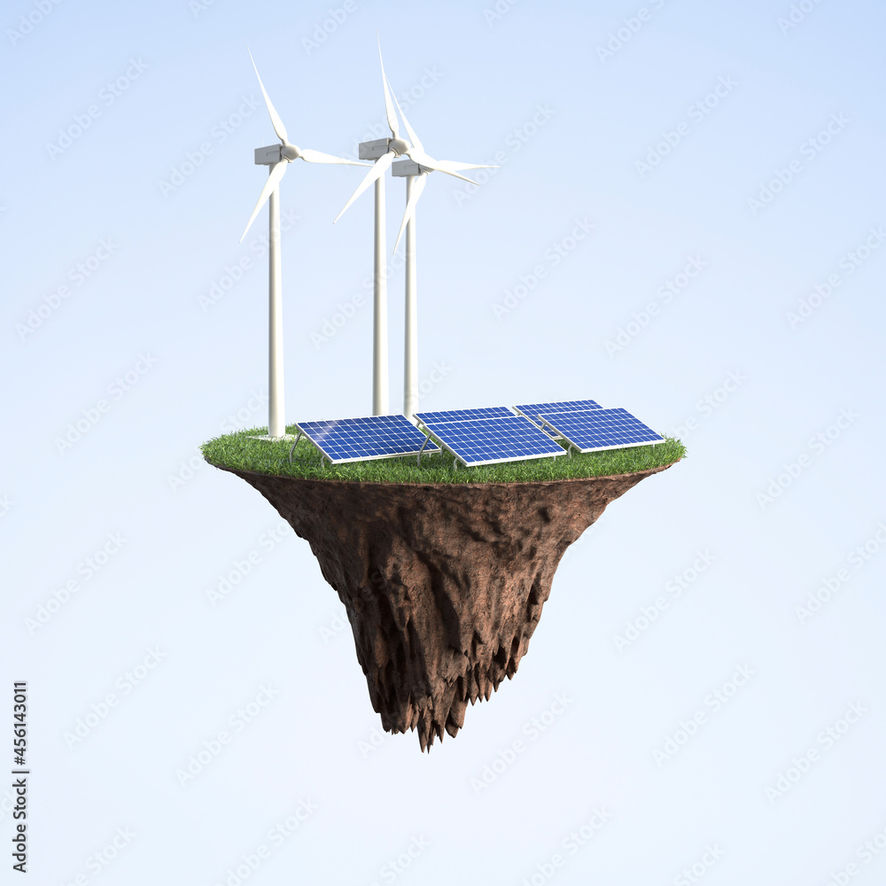 Wind power and solar energy