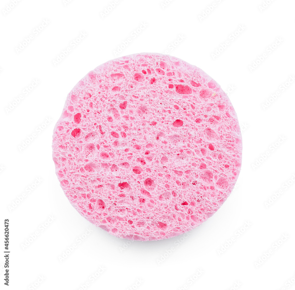 Remove makeup sponge on white background