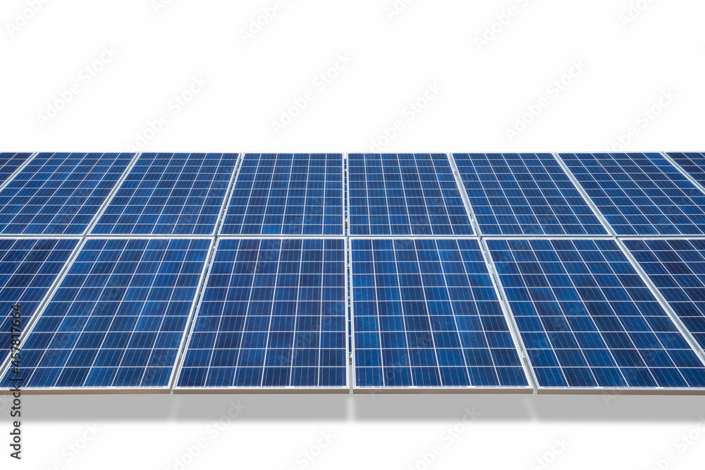 solar energy panels isolated