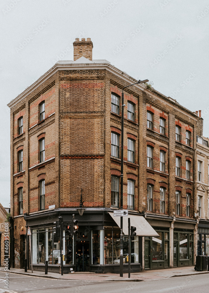 复古伦敦建筑，英国街景