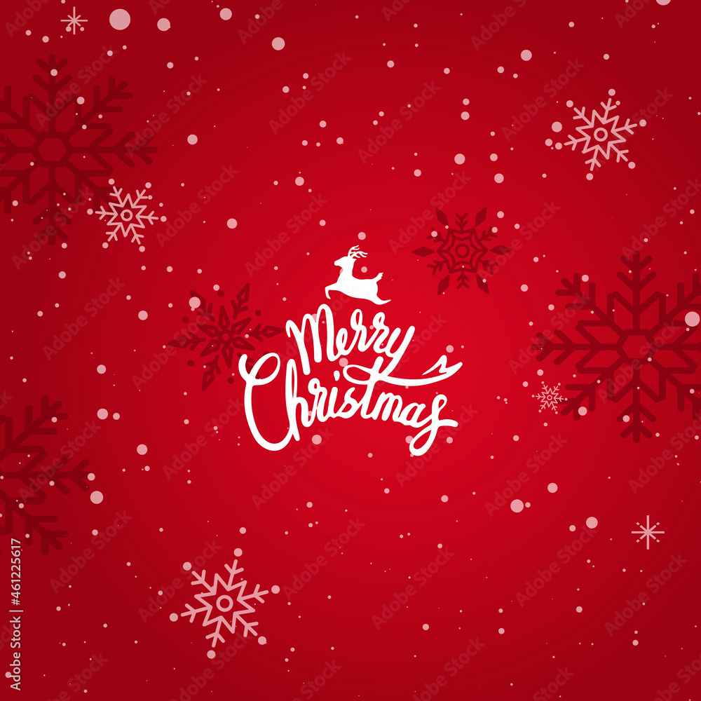 Merry Christmas winter holiday background vector