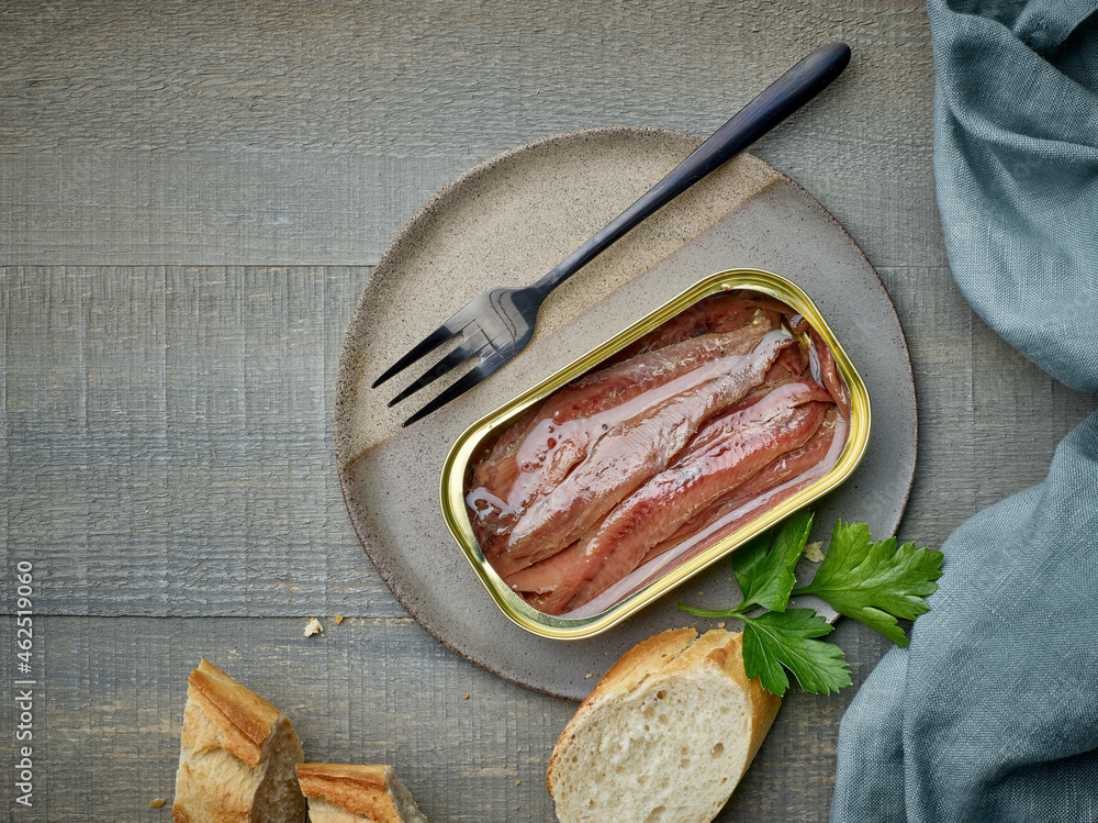 canned anchovy fillets