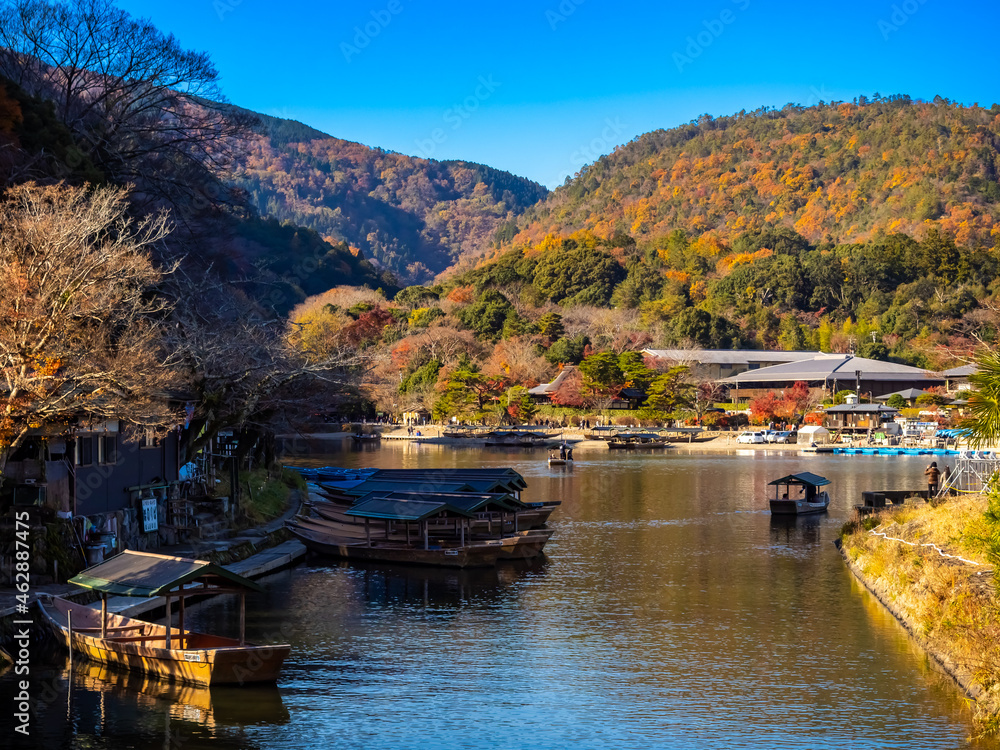 秋の嵐山