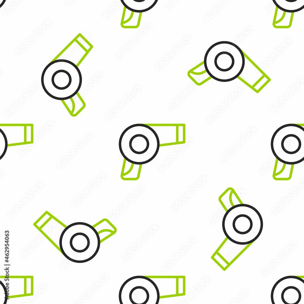 Line Hair dryer icon isolated seamless pattern on white background. Hairdryer sign. Hair drying symb