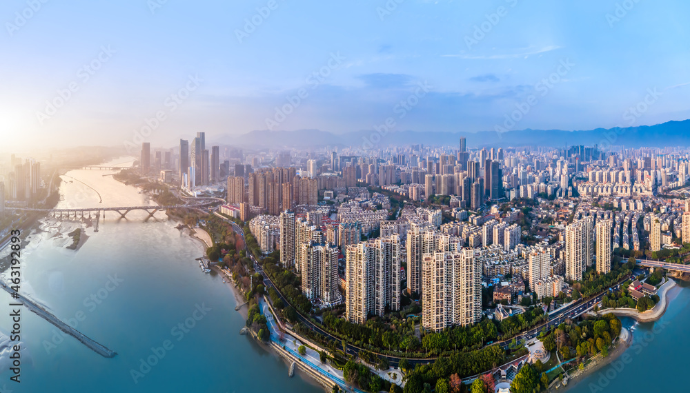 Cityscape of Fuzhou City, Fujian Province, China