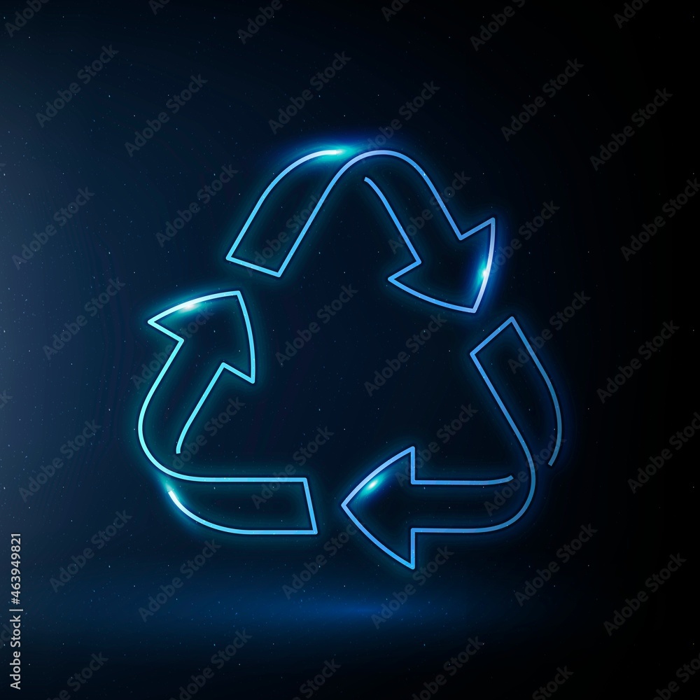 Recycling icon environmental conservation symbol