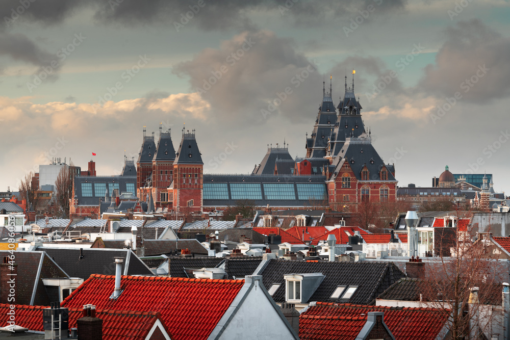 Amsterdam, Netherlands Rooftop View