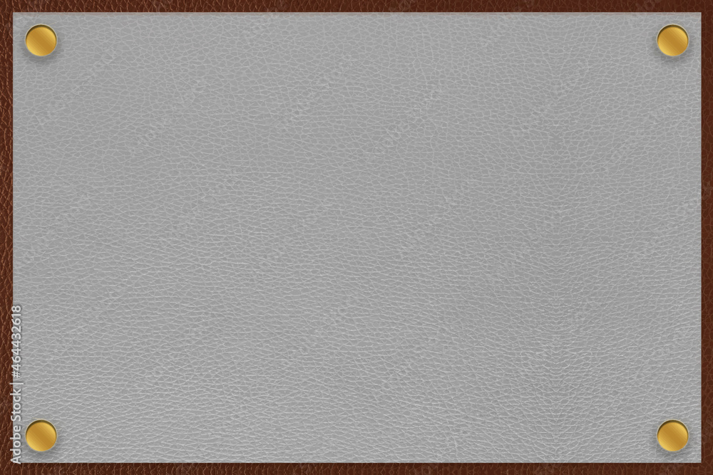 Gray leather texture background template vector