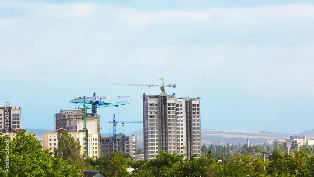 现代建筑的建筑——城市背景