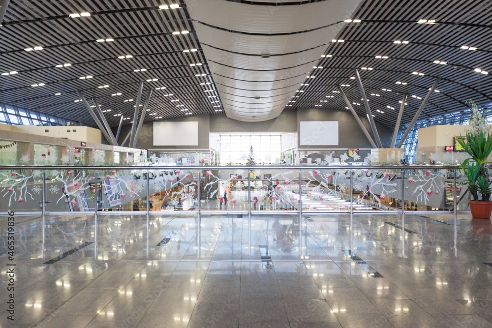 The Terminal 3 of Soekarno-Hatta International Airport. the one largest and busiest hub aviation of 