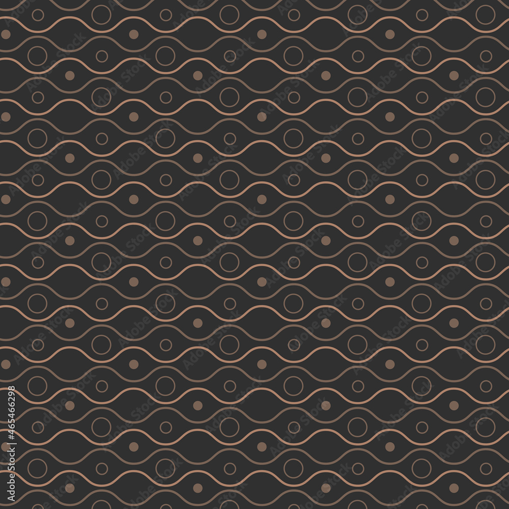 Seamless wavy geometric pattern vector