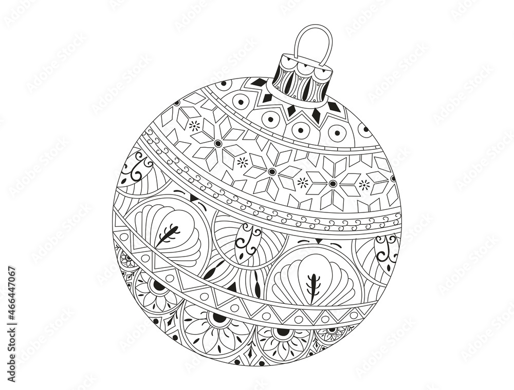 Christmas balls vector