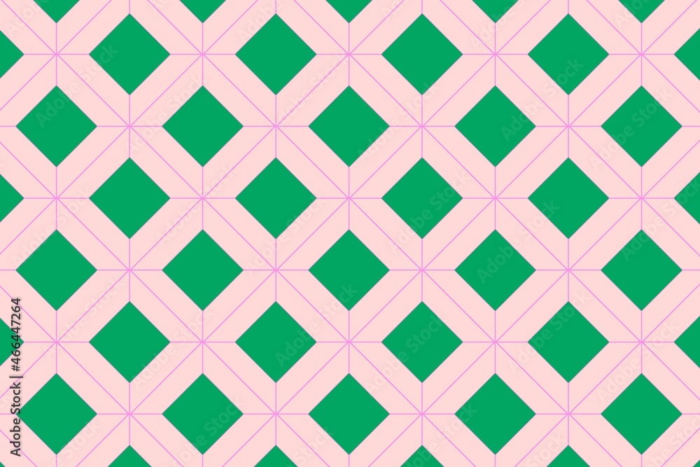 Pink background, cute geometric pattern, colorful design