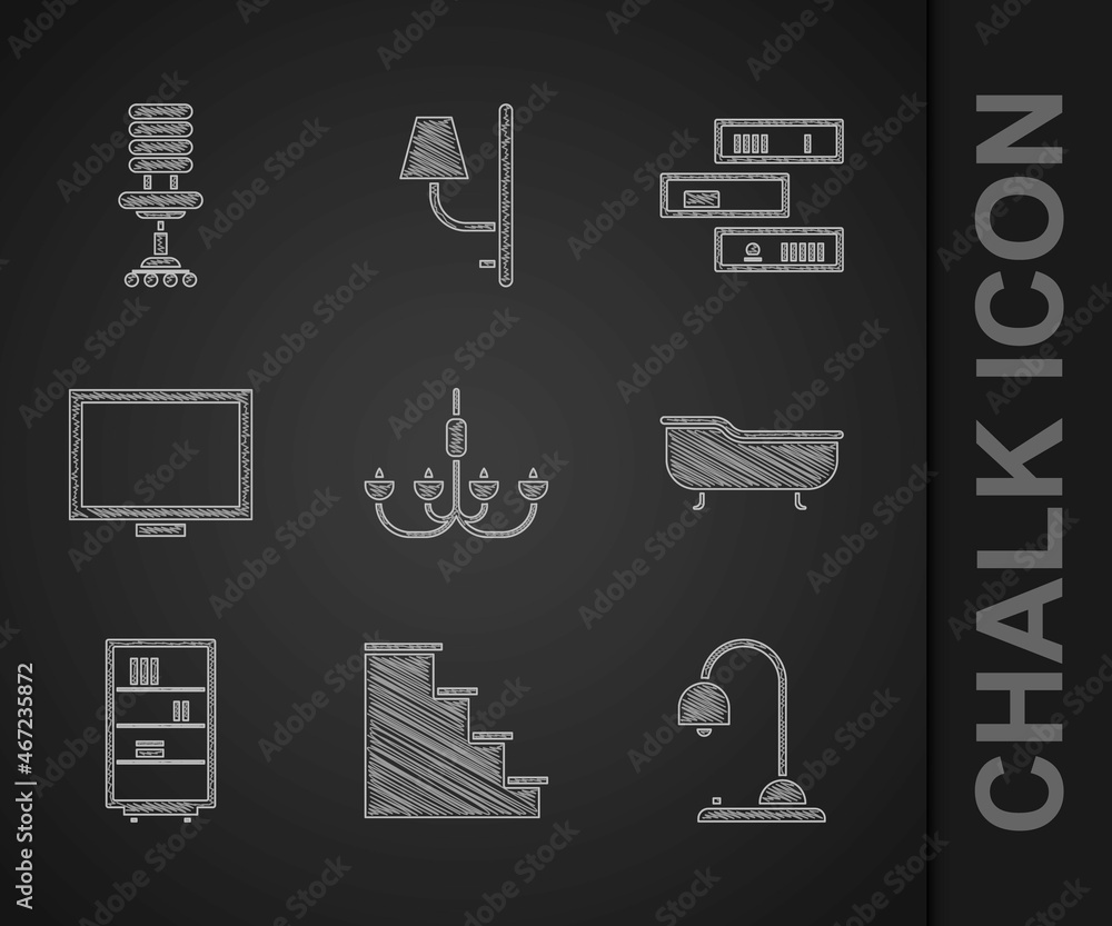 设置吊灯、楼梯、台灯、浴缸、图书馆书架、桌上相框、书架