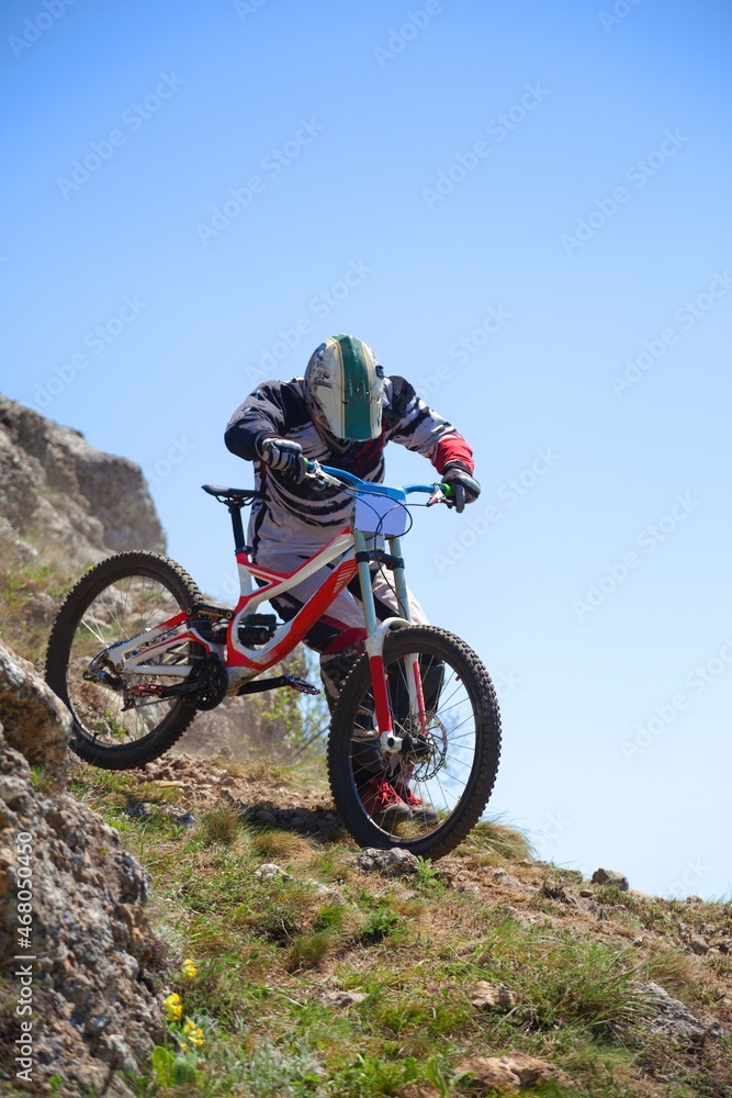 Mountain biker