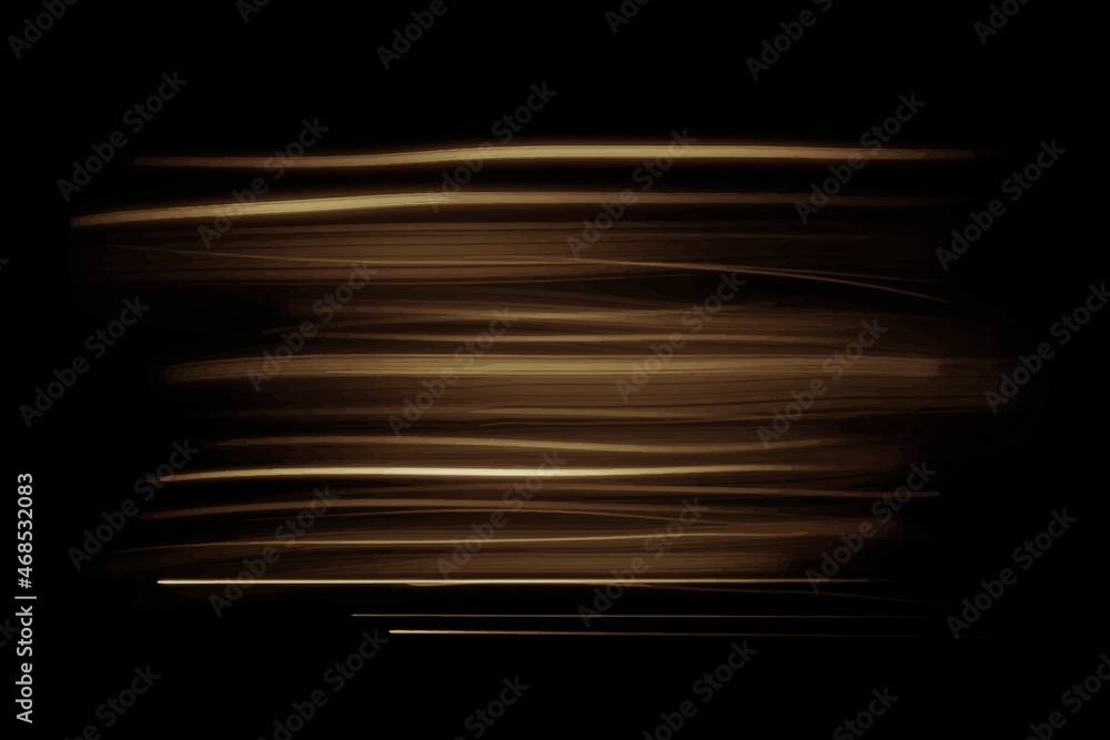 Light streak element vector in black background