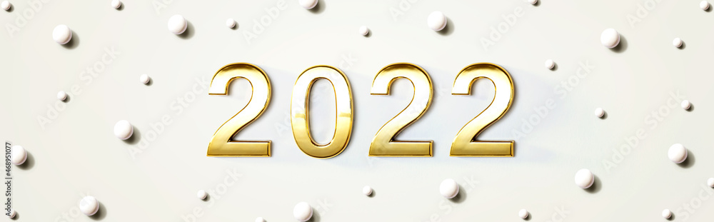 2022年白色糖果点新年主题-平躺