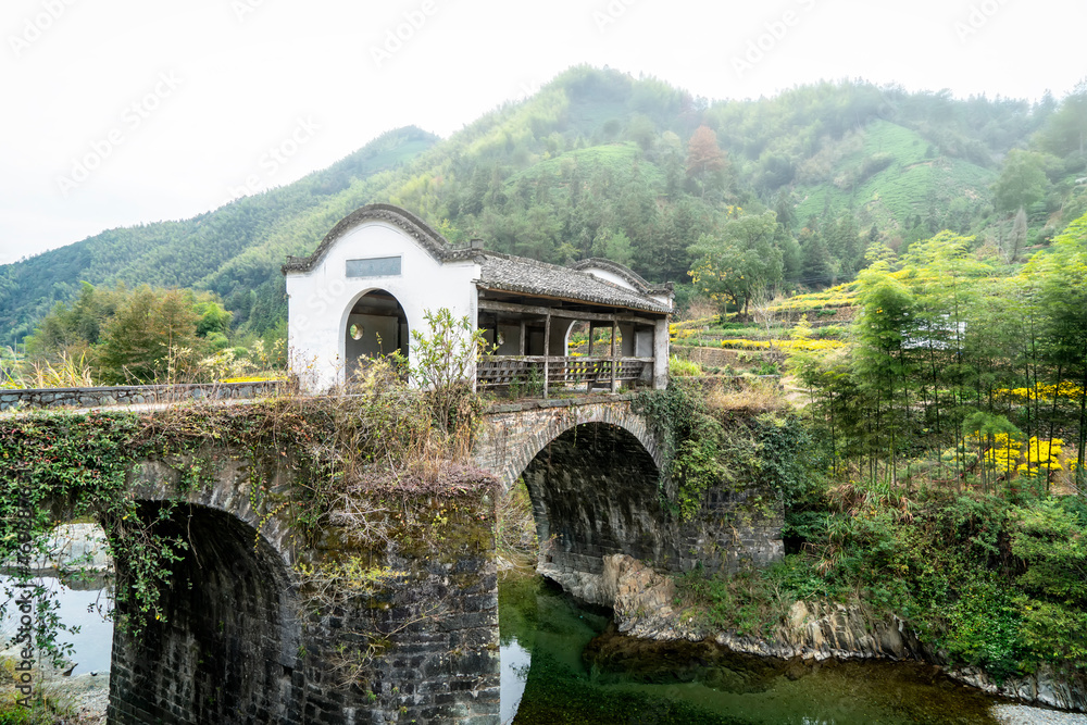 秋天的徽州田园风光