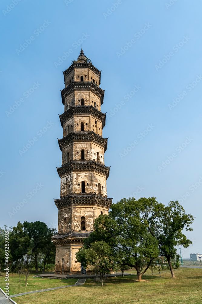 池州Myuinta历史和古代建筑景观