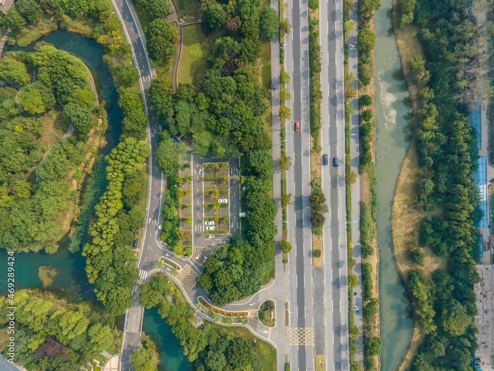 中国森林公路航拍