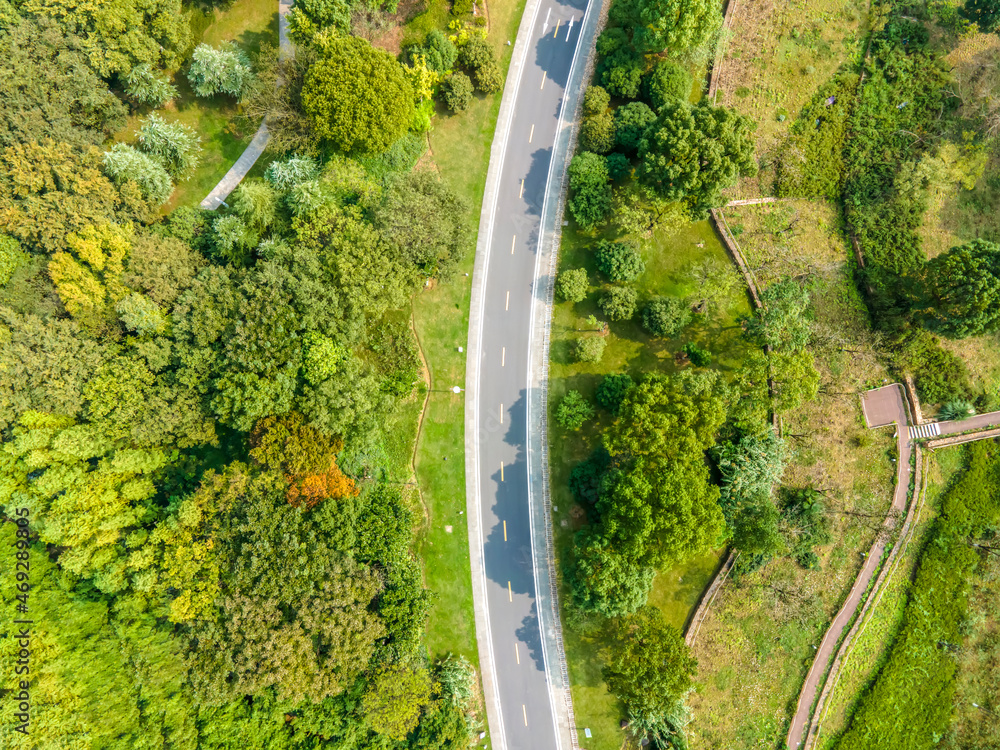 中国森林公路航拍