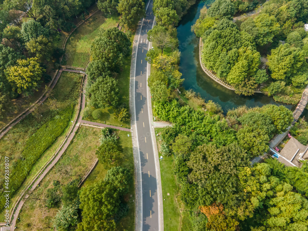 中国森林公路航拍