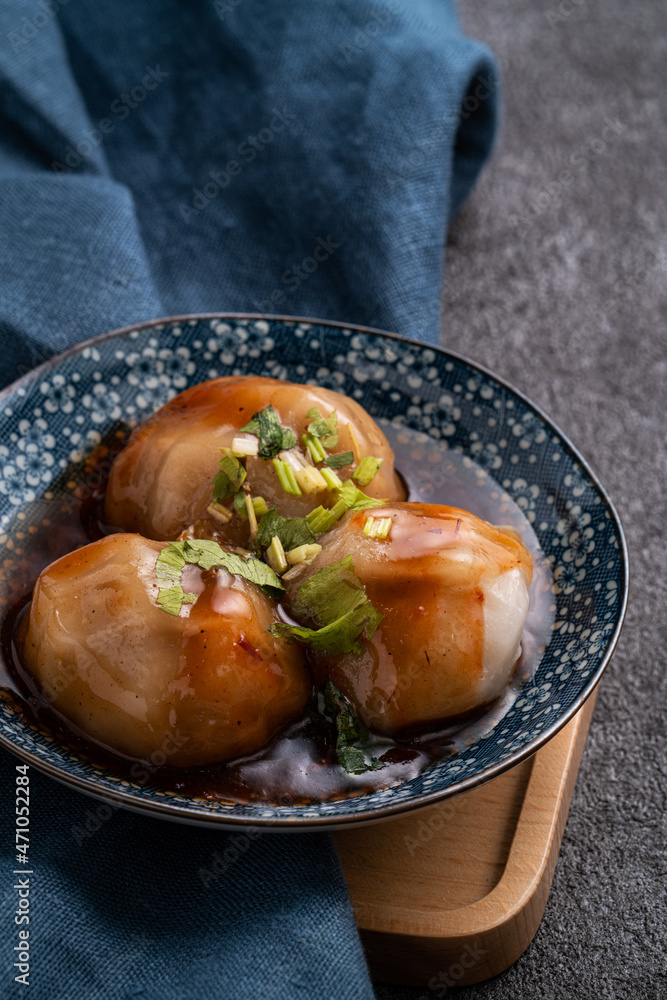 八湾（八湾），台湾肉丸美味的街头美食。