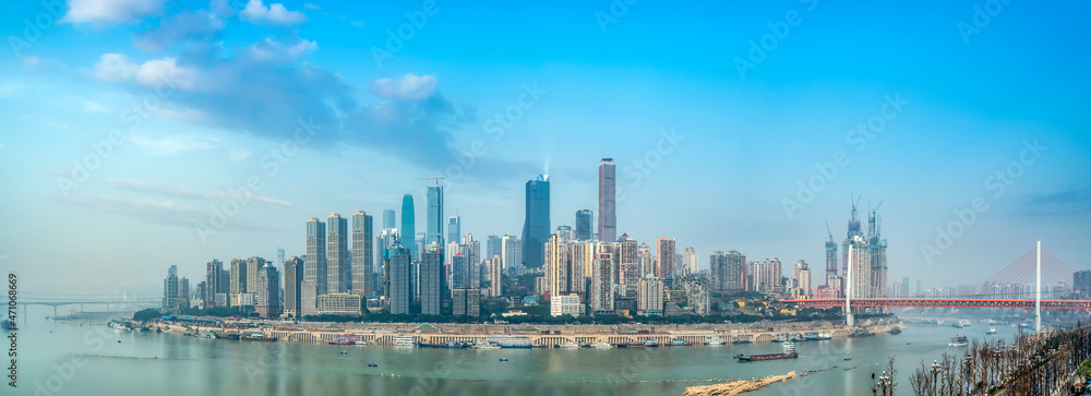 Chongqing city scenery street view