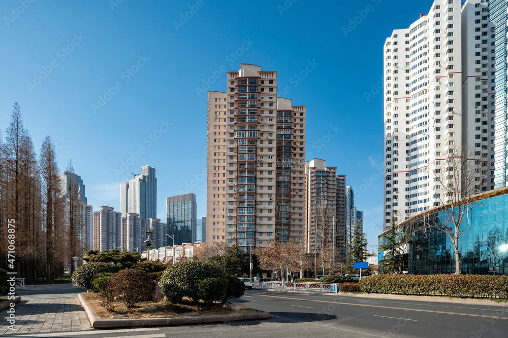 青岛市海岸线风光街景