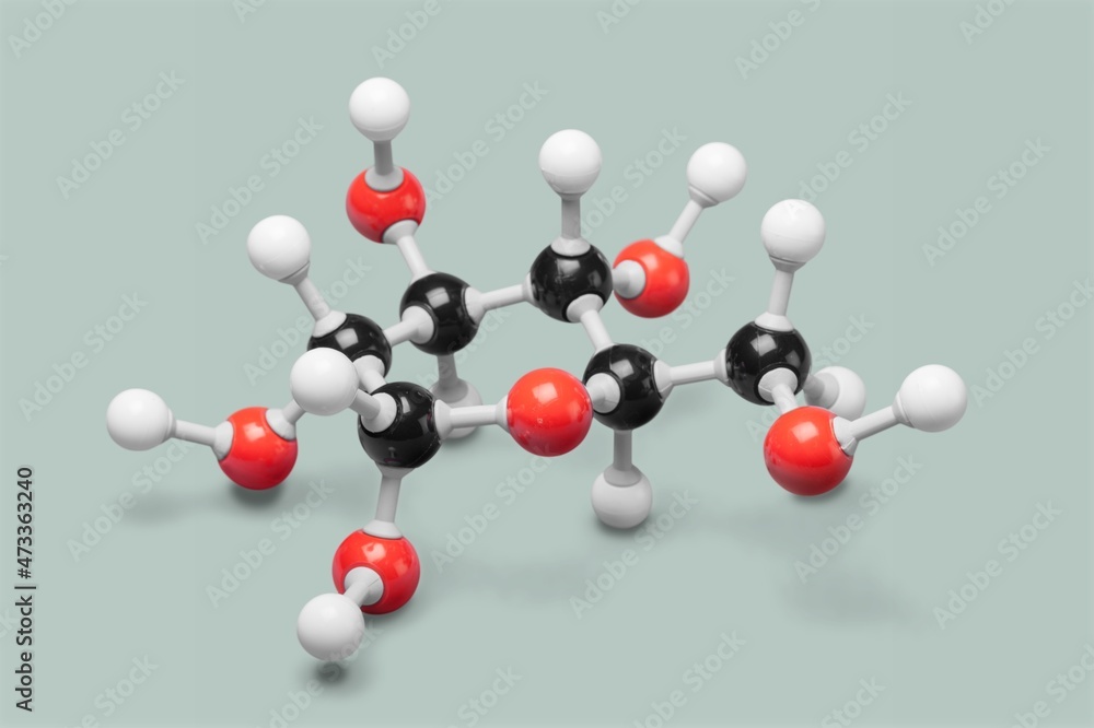 背景上分子模型制作的不同温室气体图片。化学式