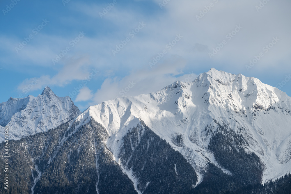 雪山特写