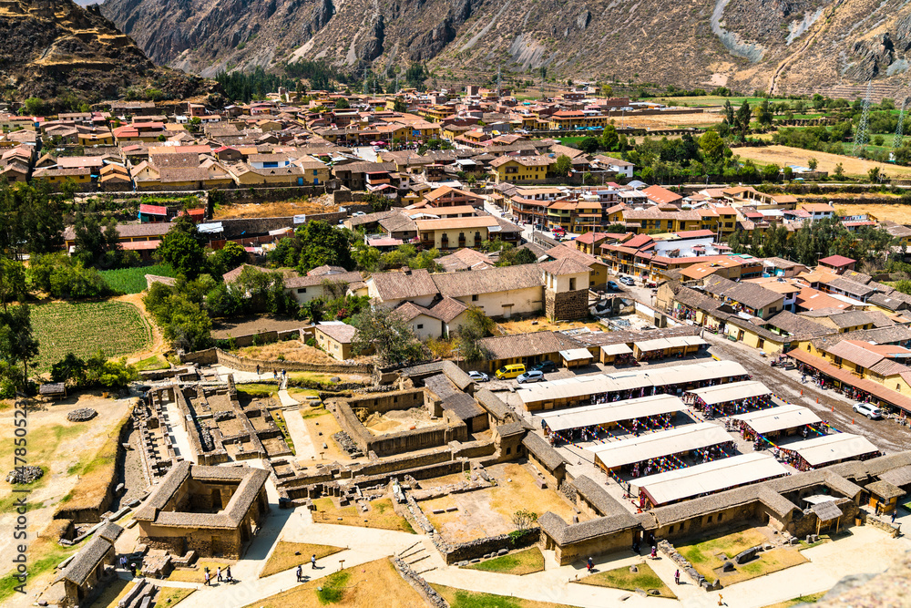 秘鲁圣谷Ollantaytambo印加考古遗址