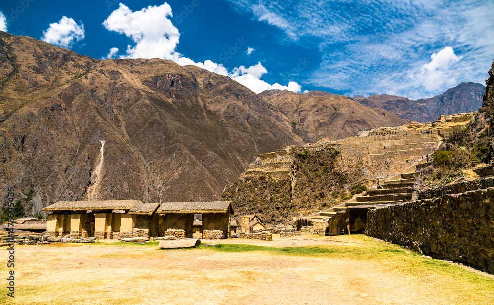 秘鲁圣谷Ollantaytambo印加考古遗址