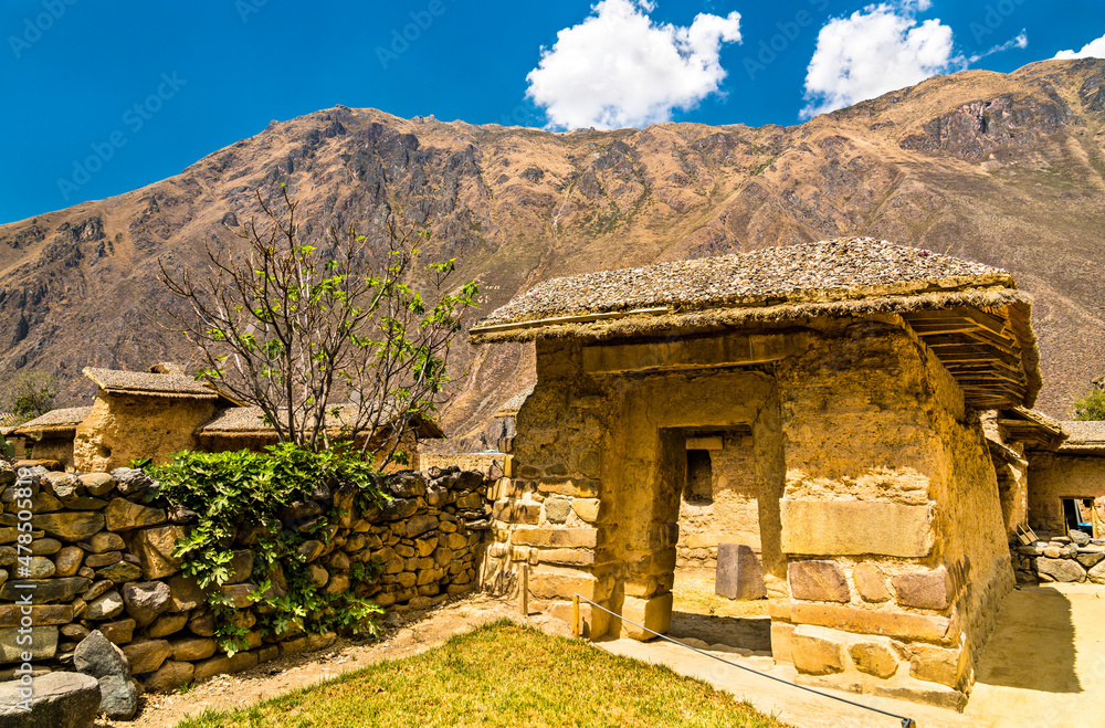 秘鲁圣谷Ollantaytambo印加考古遗址