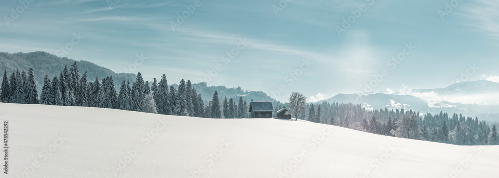 Winterlandschaft im Allgäu