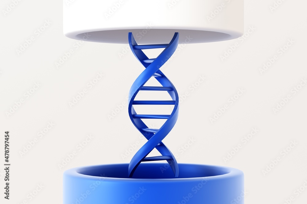 医学主题概念图的3D渲染