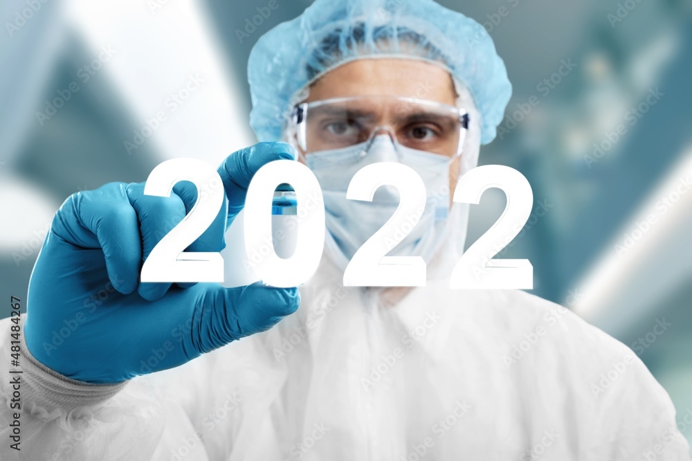 The doctor supports the numbers of the new 2022 year.