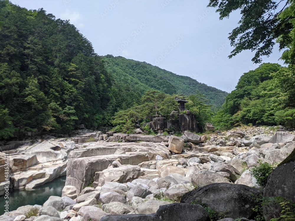 木曽路、中山道、寝覚の床