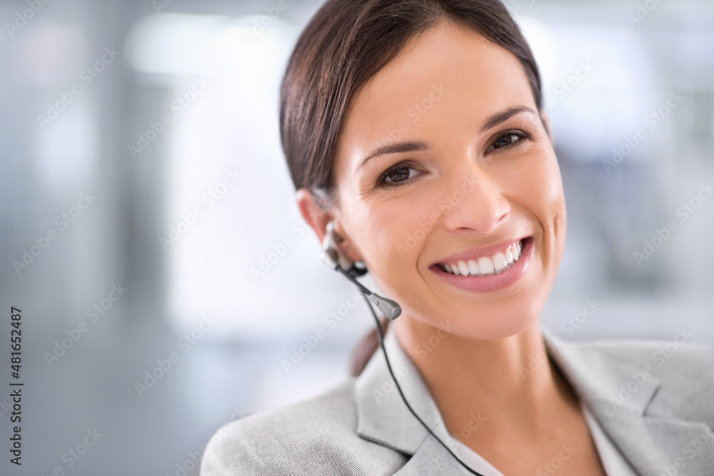 Always striving. Cropped shot of a beautiful businesswoman in her office.