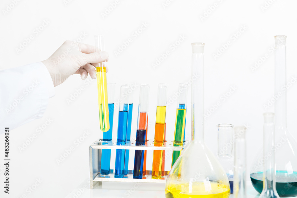 Analysis and synthesis in laboratory.