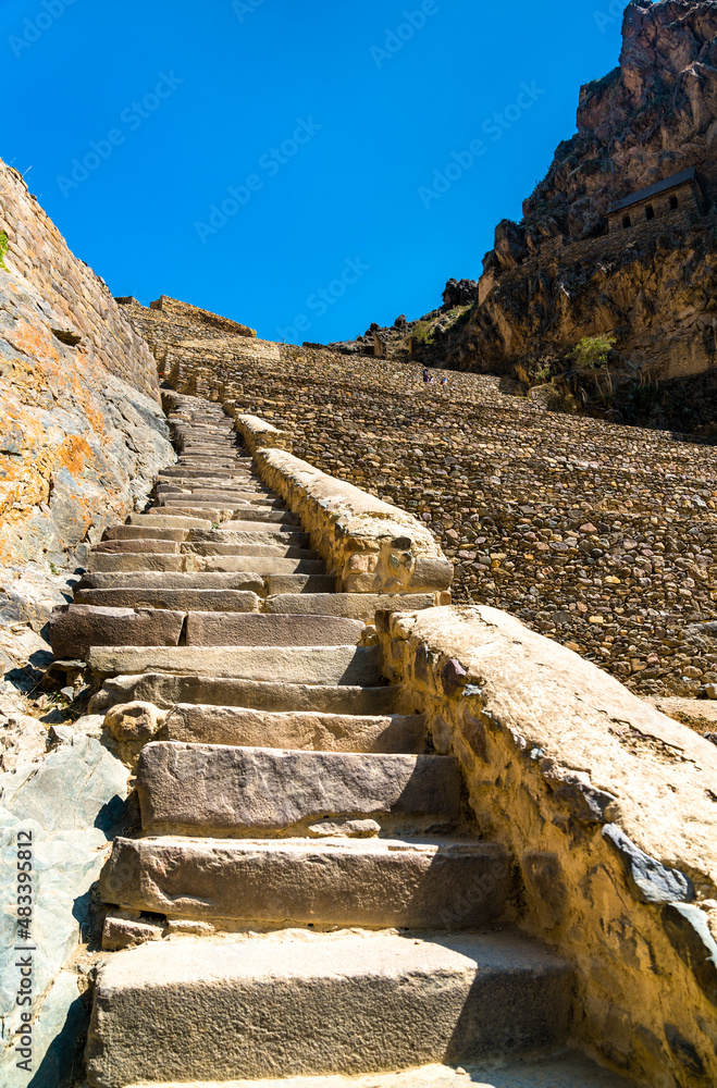 秘鲁圣谷Ollantaytambo印加考古遗址