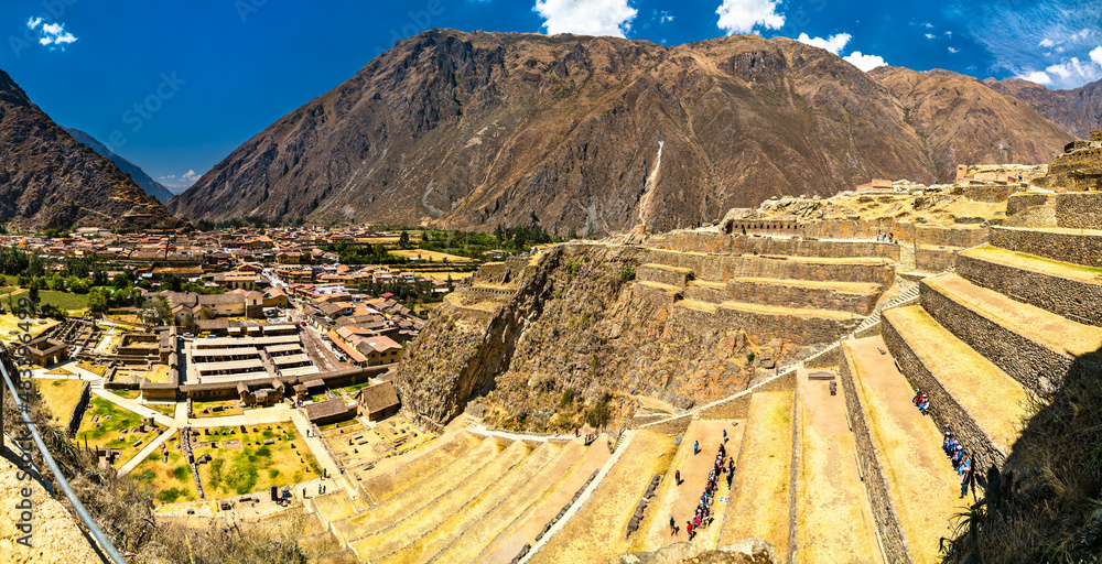 秘鲁圣谷Ollantaytambo印加考古遗址