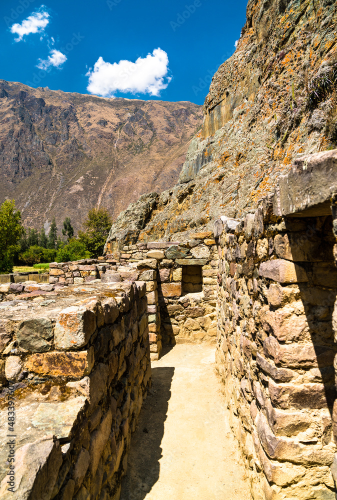 秘鲁圣谷Ollantaytambo印加考古遗址